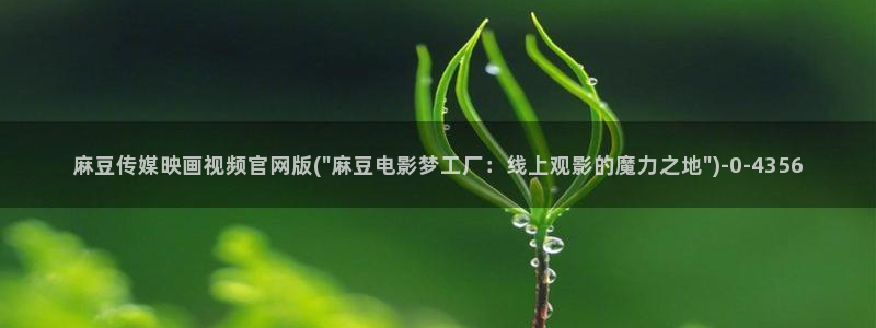麻豆视频推荐