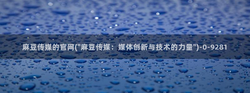 麻豆视频采集