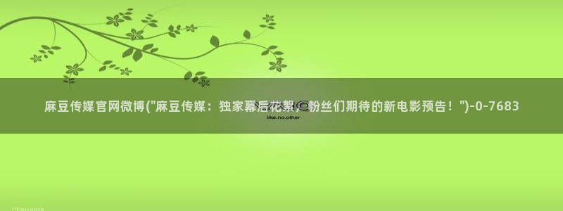 麻豆视频首页文案